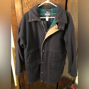 Vintage Woolrich Navy Coat